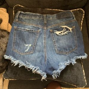 High Waisted Denim Shorts